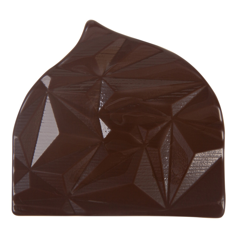 2015532 Buche druppel met reliëf 8x7,5 cm 30pcs ***OP/ORDER***