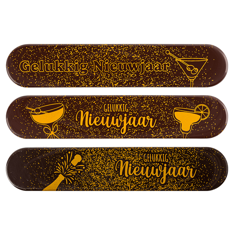 2015778 Eclair Gelukkig Nieuwjaar 15x3 cm 35pcs ***S/CDE***