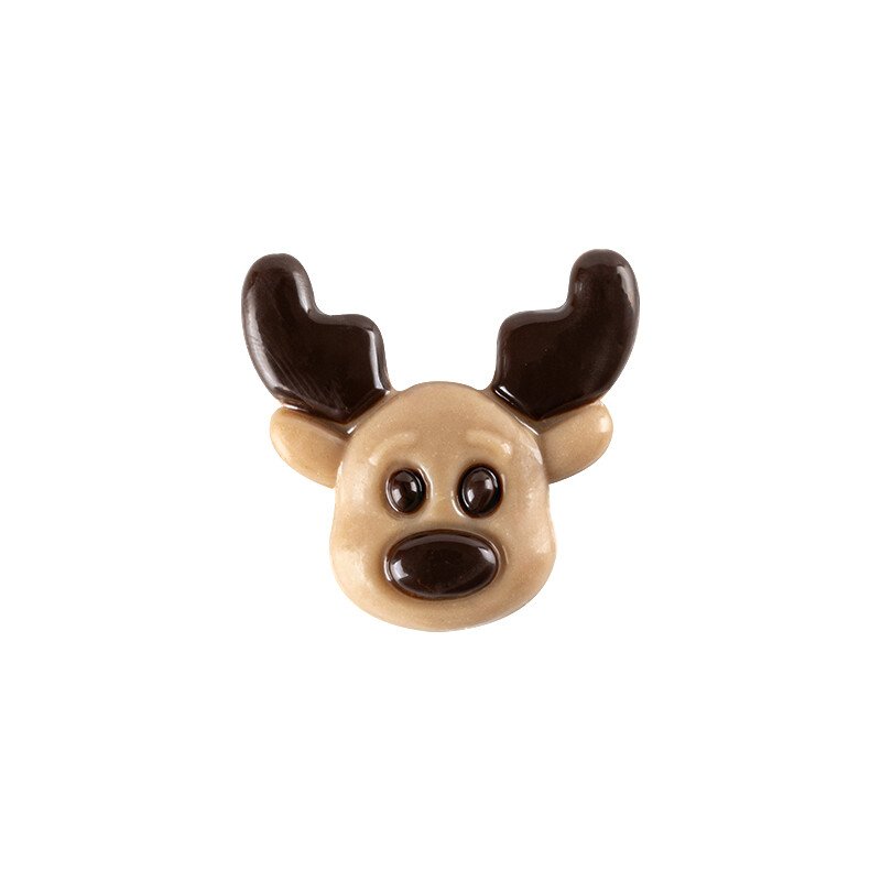 1000186 Deer 3,3x3,1 cm 140pcs ***ON/ORDER***