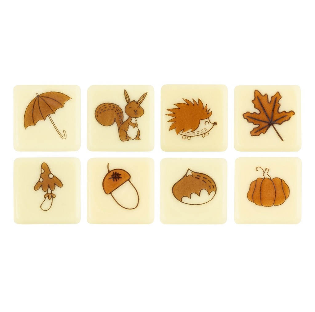 2014318 Plaatje herfst 2,5 cm 200pcs ***OP/ORDER***