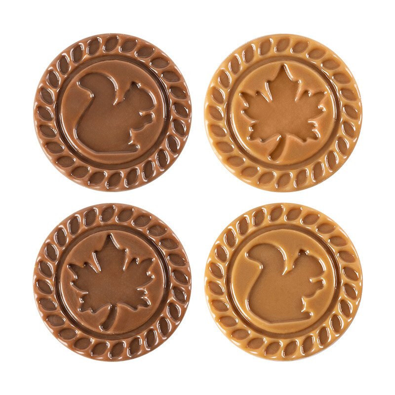 2015417 Round autumn 3,8 cm 120pcs ***ON/ORDER***