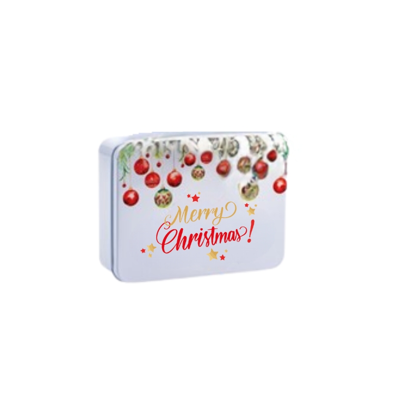 WHITE BOX "MERRY CHRISTMAS" 12.3X9.3H4CM