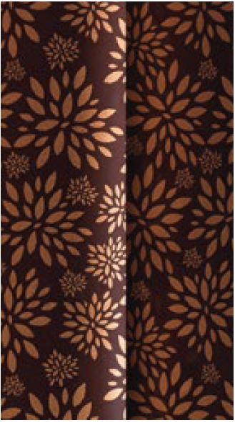 092114 PCB TRANSFER SHEET BRONZE BOUQUET 265X125MM 20 PCS