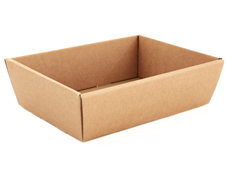 RECHTHOEKIGE KRAFTMAND 32X25XH10CM