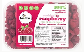  FREEZE-DRIED RASPBERRIES IN 65G TRAY