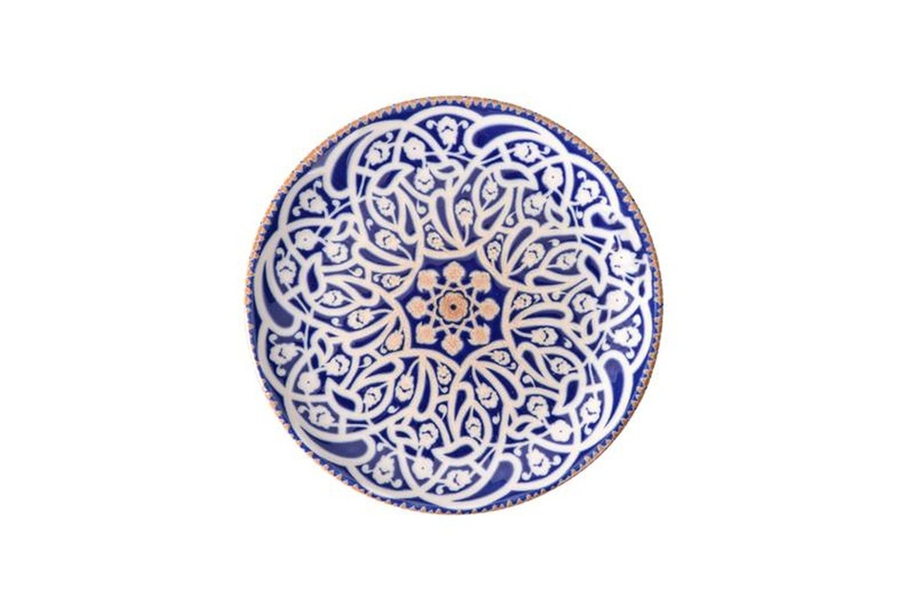 PIOLI ORIENTAL SOUP PLATE 26CM BLUE/WHITE PORCELAIN - OR17ML26