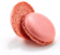 CHEF GOURMET MACARONS COQUE ROSE FRAISE Ø3,5CM 180 PCES