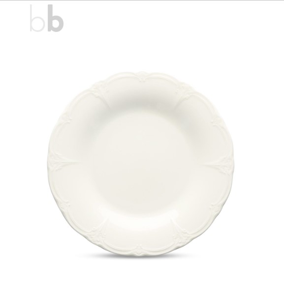 BONBISTRO RETRO ASSIETTE 27CM PORCELAINE IVOIRE - 741082