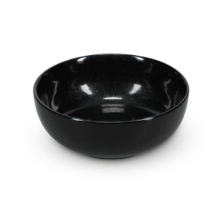 BONBISTRO OVIO NOIR BOL 21XH5CM PORCELAINE - 740325