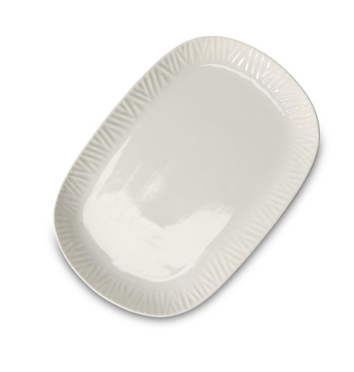 BONBISTRO VISTA WHITE PORCELAIN DISH 36X24CM - 743118