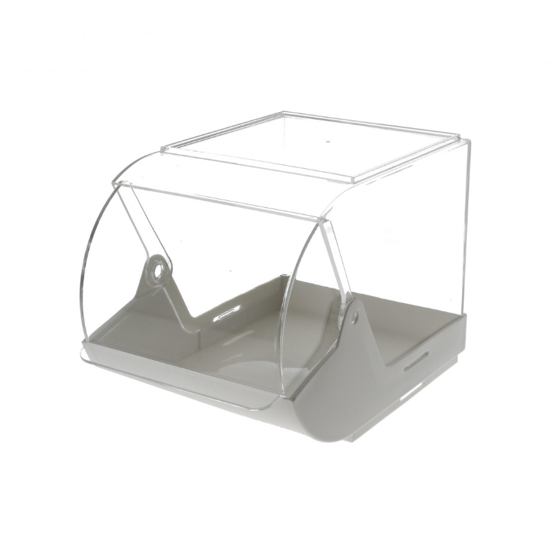 STAPELBARE WITTE PLASTIC SNOEPDOOS 23 X 14,5 CM H15CM