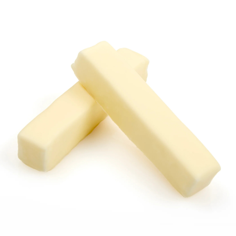 VANILLA MARSHMALLOW STICK WHITE CHOCOLATE 9 X 1.5CM 10 PCS - 130GR