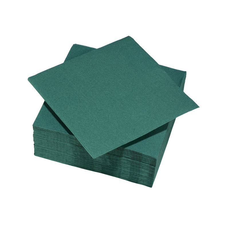 TASSINON NAPKINS PINE GREEN 38x38 CM 30PCS