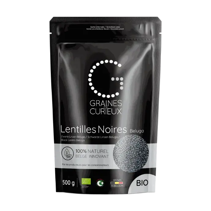 LENTILLES NOIRES BELUGA BIO 500GRS