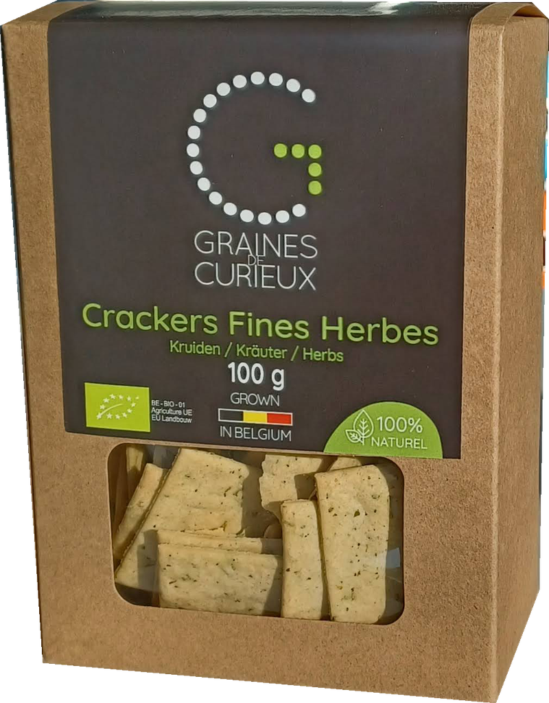 ORGANIC FINE HERBS CRACKERS 100GR
