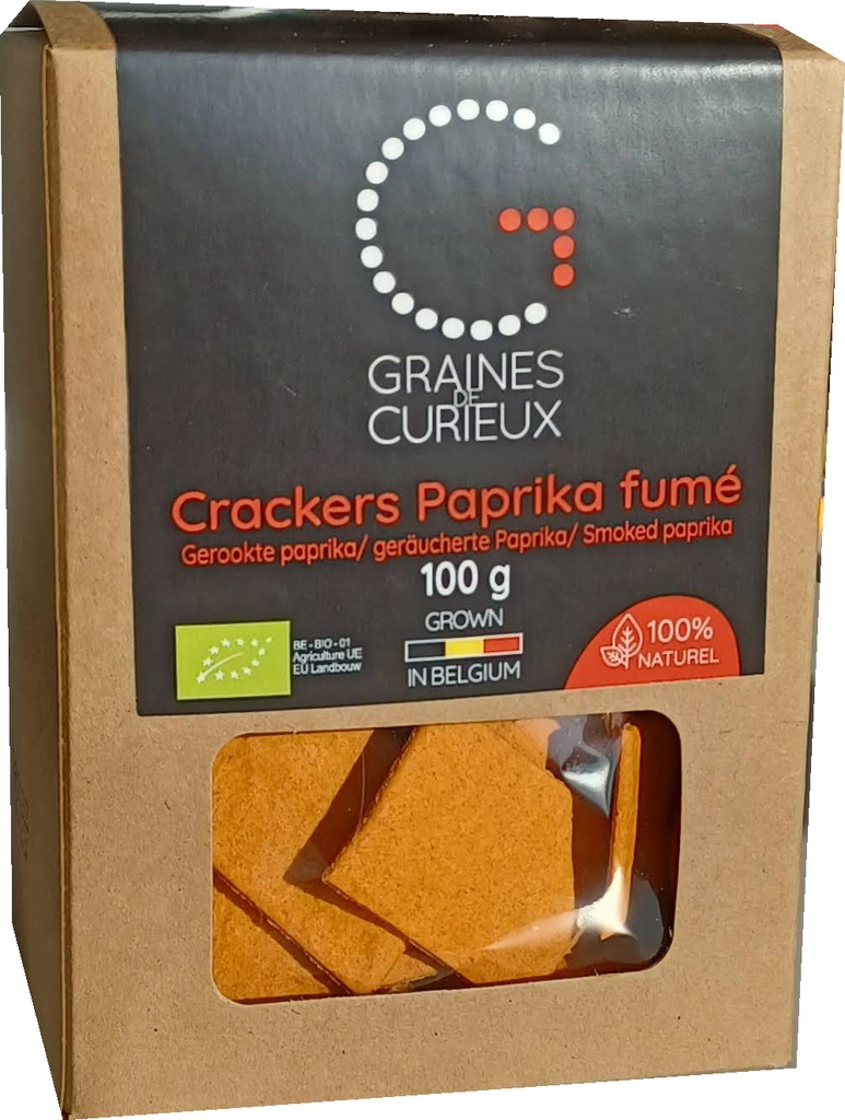 CRACKERS PAPRIKA FUME BIO 100GRS