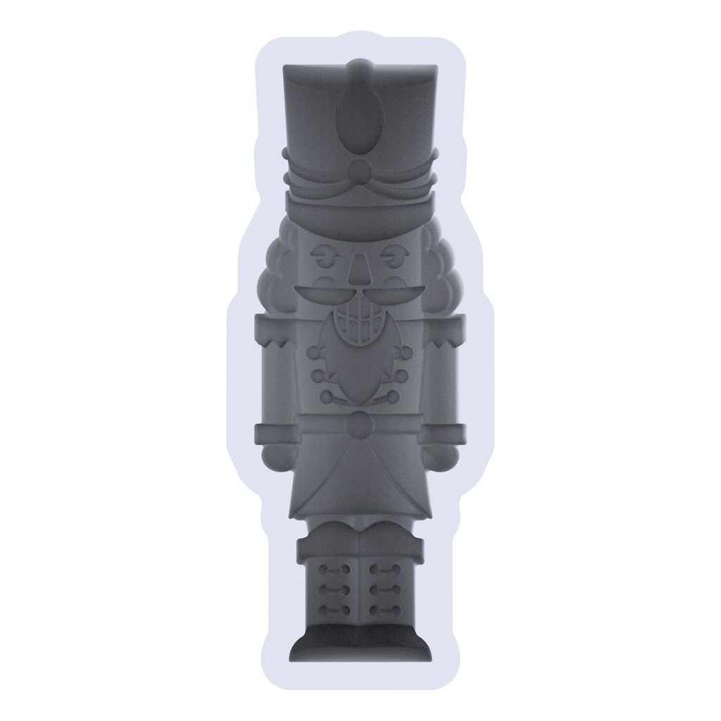MOULE SILIKOMART NUTCRACKER BUCHE 1000 253 x 90MM HT 75 MM