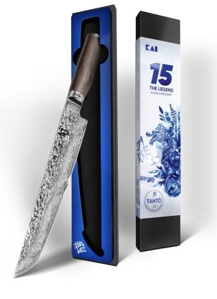 KAI EDITION SPECIALE "TANTO THE LEGEND 15 ANNIVERSARY" SHUN PREMIER TIM MALZER 25CM