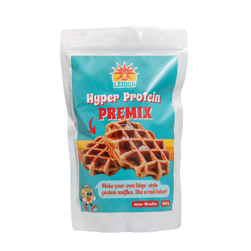 LEHIOS - PREMIX POUR GAUFRES PROTEINEES 660GRS POUR+/-18 GAUFRES