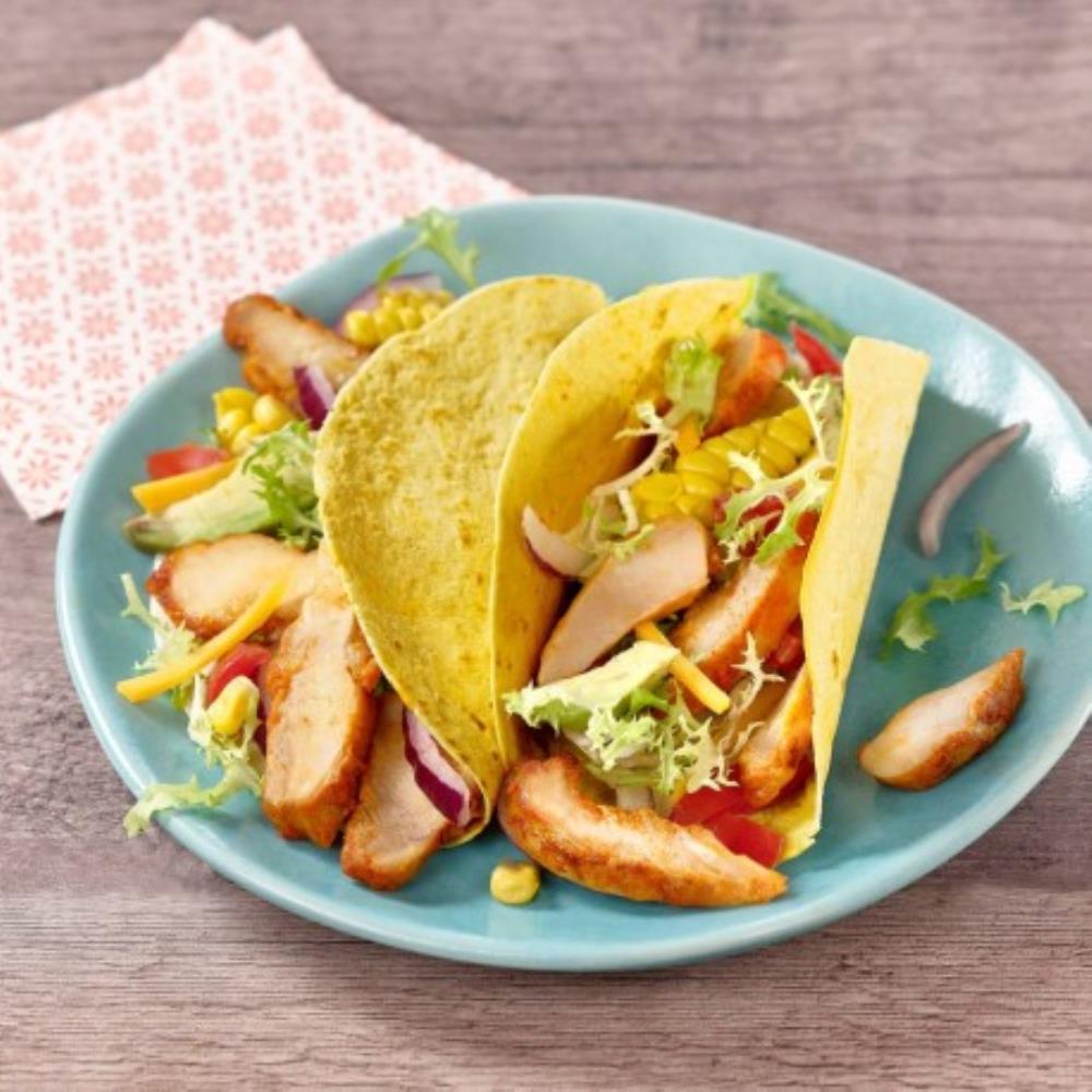 ❄️EUROPA S39789 SLICED SPICY CHICKEN TEX MEX 7MM IQF HALAL 1KG