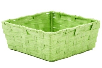 GROENE KRAFT VIERKANTE MAND 15x15CM H5,5CM