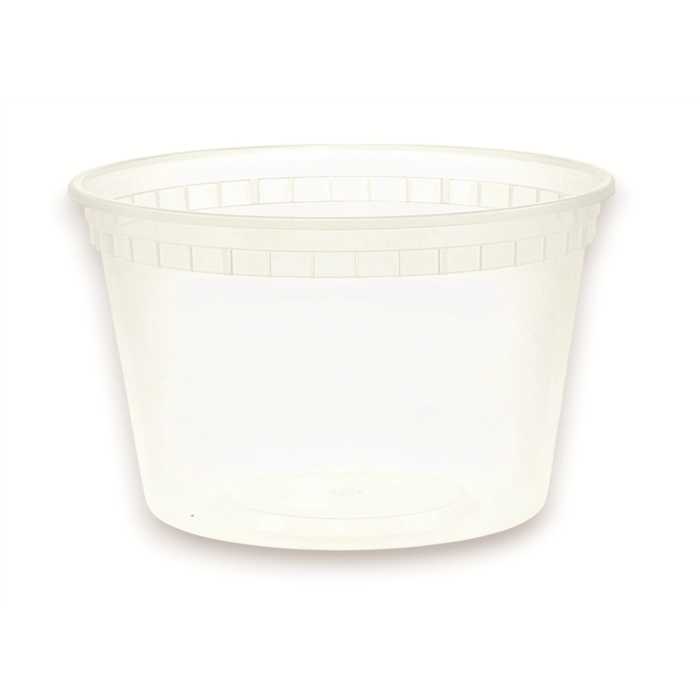 POT A SOUPE REUTILISABLE EN PLASTIQUE 350ML PAQUET DE 25PCES **SANS COUVERCLE**