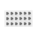 MOULE SILIKOMART CUORE XS 13 - SILICONE MOULD N.18 34X33 HT 20 MM