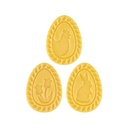 2069976 OEUF AVEC ASSORTIMENT DE PÂQUES 4,3 x 3CM 120PCS 