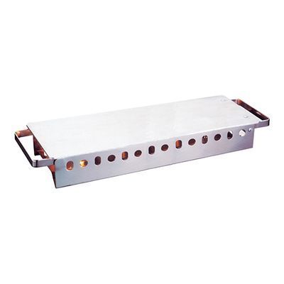 STAINLESS STEEL TEA WARMER WITH 3 CANDLES