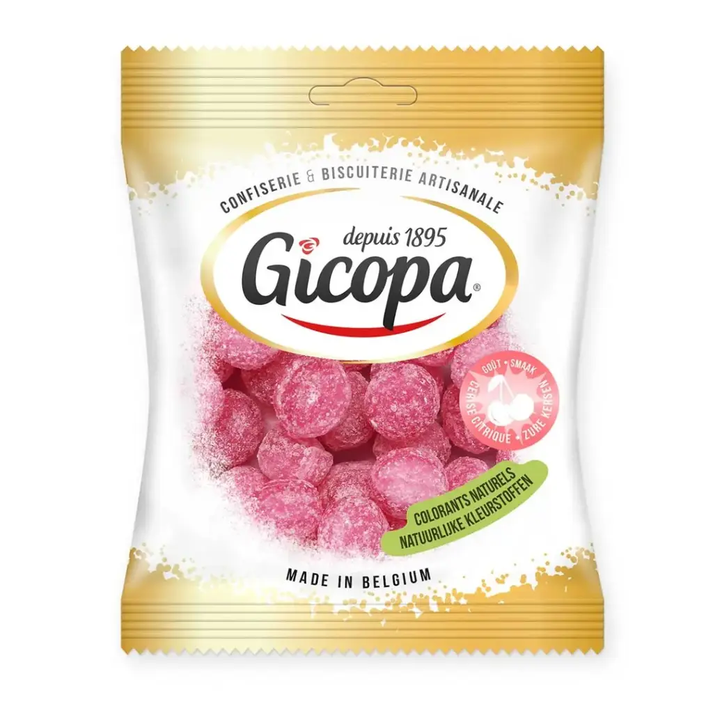 GICOPA BONBONS CERISES CITRIQUES DISPLAY 24X100GR