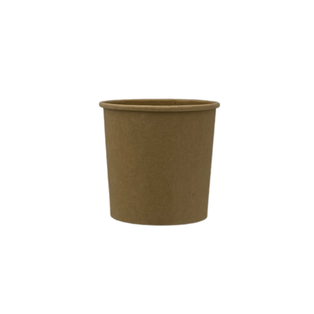 KRAFT PAPER CUP 360ML Ø90MM PACK OF 50 PCS WITHOUT LID
