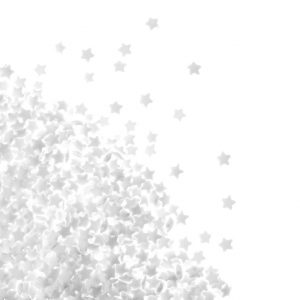045664 PCB MINI WHITE STARS 3 MM 200G ***S/CD***