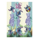 BANDES STITCH ET ANGEL PREDECOUPES EN AMIDON 4,95 x 21CM 3PCS
