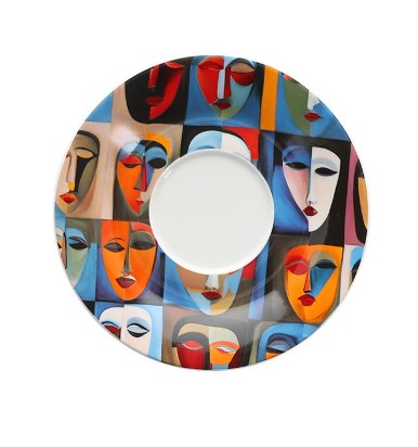 BONBISTRO ABSTRACT BARISTA ONDERKOPJE 15,5 CM VOOR KOPJES VAN 16 & 20,5 CL