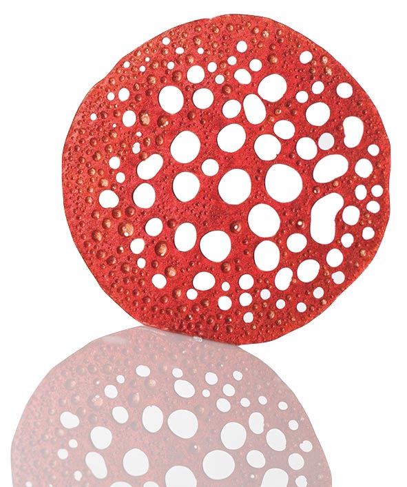 065317 PCB OPALINES RUBIS RED Ø 5 CM 32 PIECES ***S/CD***