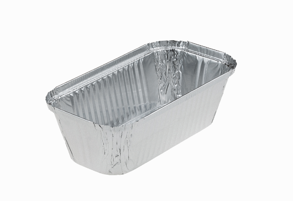 BARQUETTE ALU RECTANGULAIRE BORD DROIT CH1500 250X134 H70MM1500CC 100PCS