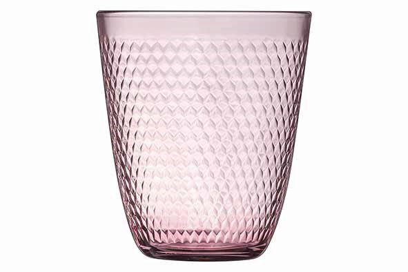 *FDS*ARCOROC VERRE PAMPILLE "MAUVE" GOBELET 30CL TEINTE MASSE