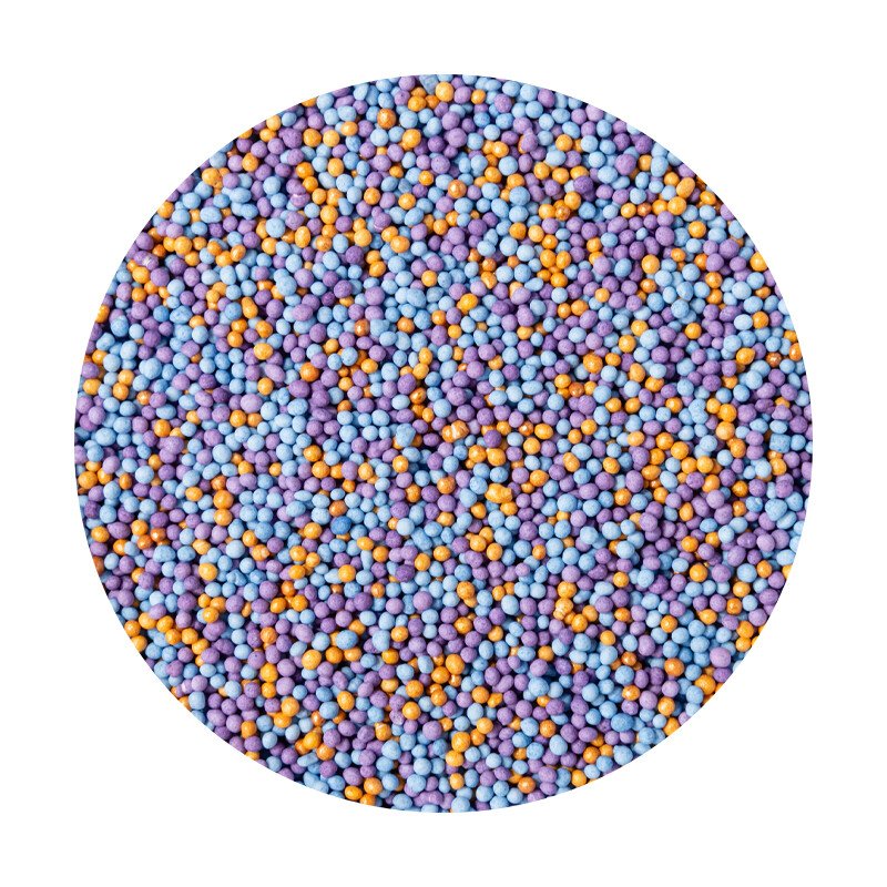 1061250 NONPAREIL MIX LILA, BLEU BÉBÉ ET OR 850GR