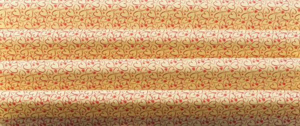 061332 PCB FEUILLES IMPRIMÉES AMOUR 40X25 CM 17PCES ***S/CD***