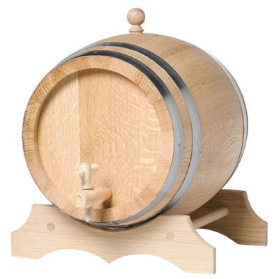 5L WOODEN BARREL PARAFFINED BEESWAX - 35T5L