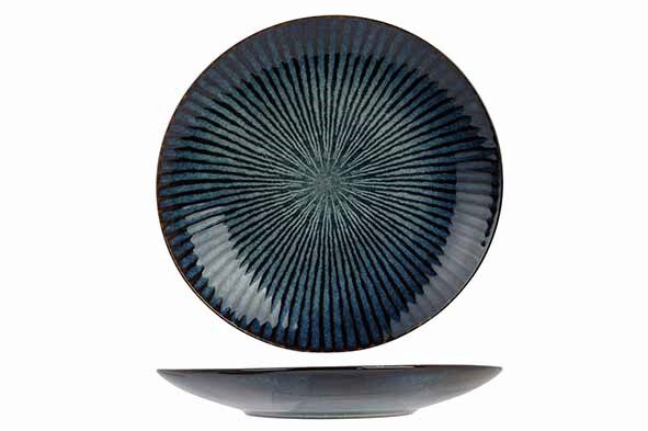 C&T ATLANTIS STRIPE PLATE 27.5XH3.6CM - 8564028