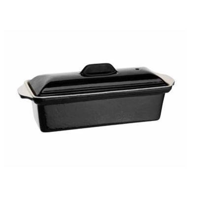 VOGUE TERRINE PATE FONTE NOIR 31CM-1.3L(31X10X9CM)