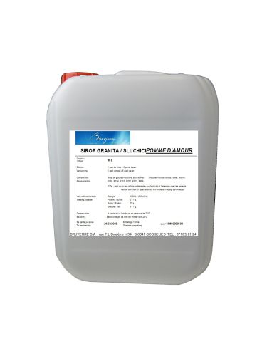 DOUCY GRANITA SIROOP LIEFDE APPEL 10L=KAN
