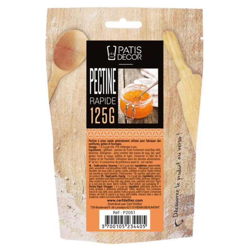 PATISDECOR RAP PECTINE 125GR=POT