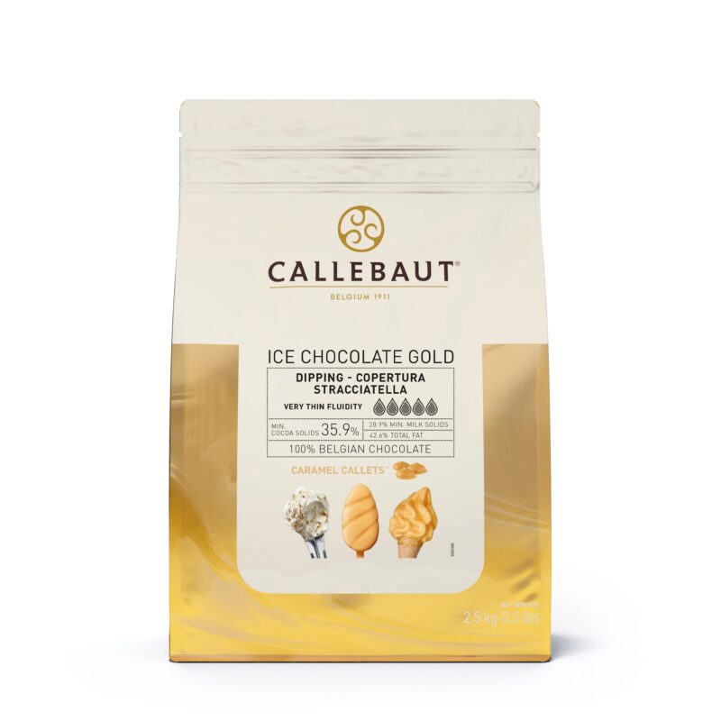 CALLEBAUT ICE-42-GOLD-552 CHOCOLADE GOLD 2.5KG=KG