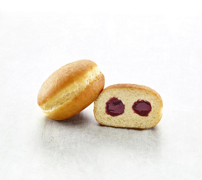 ❄️PASQUIER 5692 ROUND RASPBERRY FILLED DOUGHNUT 60 X 75GR