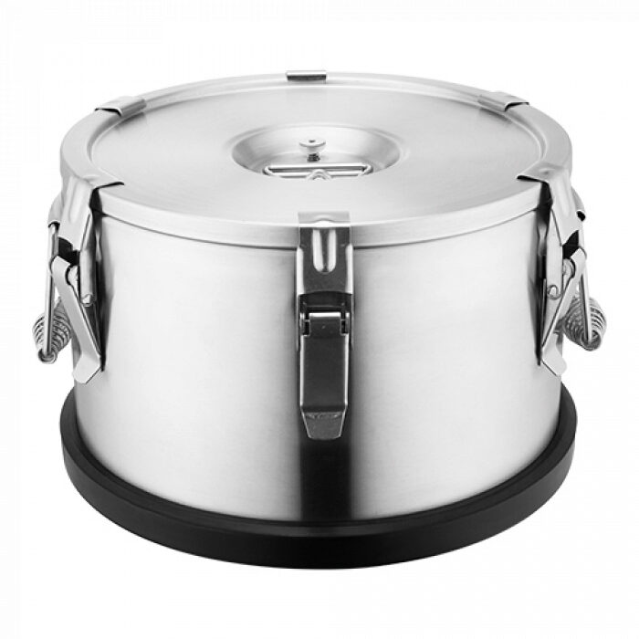 PORTE ALIMENTS INOX 10L DIAM 30-HT17 EMPILABLE ISOTHERMIQUE