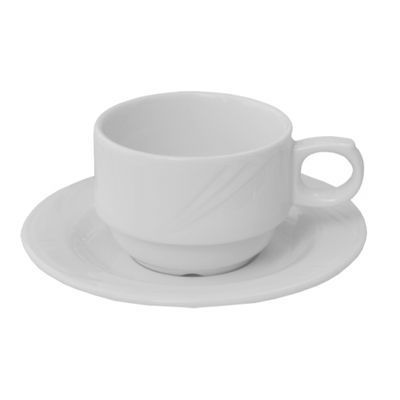 +ARCADIA TASSE 16 CL  DIAM 8XHT5.8CMPORCELAINE BLANCHE