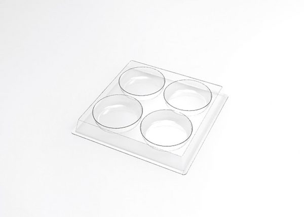 070520 PCB INDIVIDUAL ENTREMET MOULDS SMALL TART FOR 120 PIECES Ø 7.4 CM 30PCES ***S/CD***