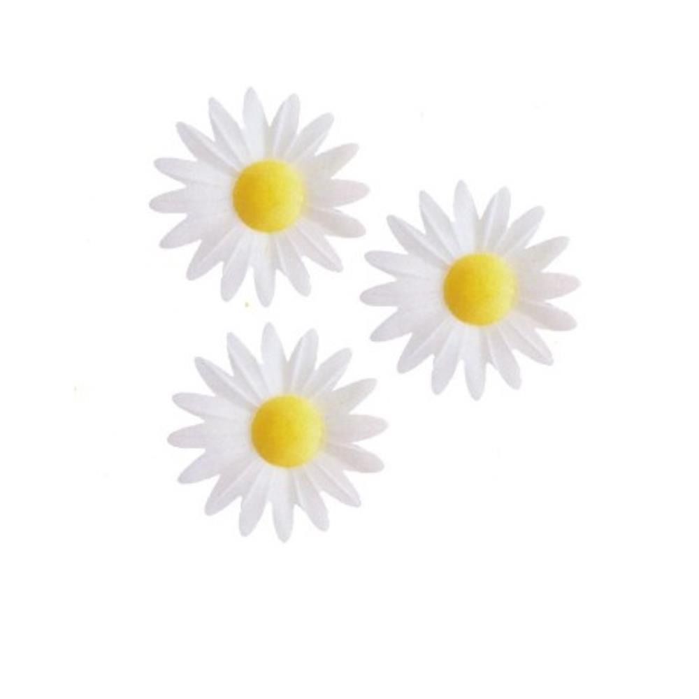 M01 WHITE DAISY WAFER 45MM 100PCS